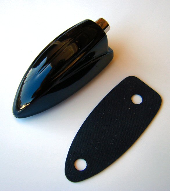 Black Powder Coated Gretsch Style Bass Drum Lug w/Gasket