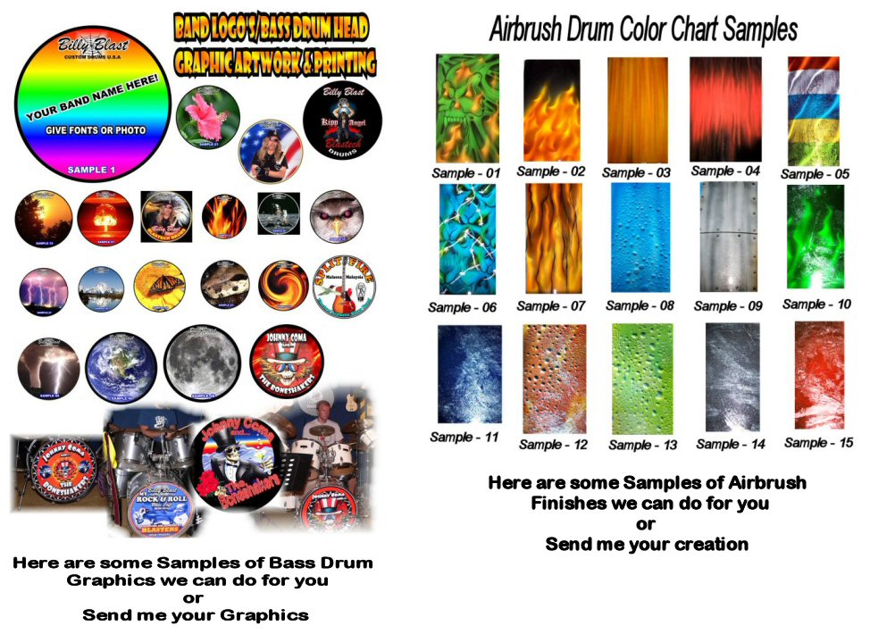 CustomGreenAirbrushedSnareDrum